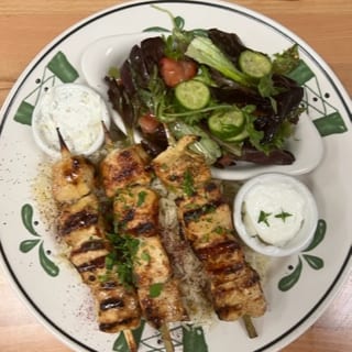 Chicken Kabob Plate