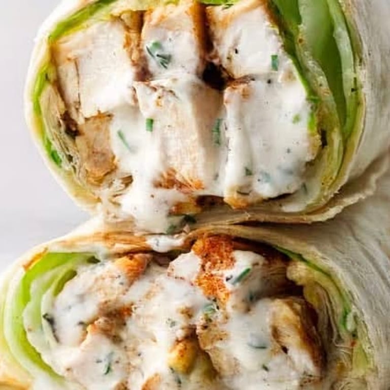 Delicious Grilled Chicken Wrap