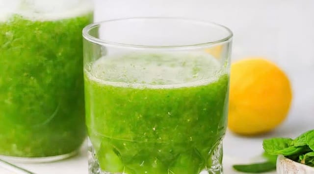Lemon Mint Smoothie.